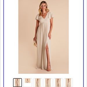 Birdy Grey Neutral Champagne Bridesmaid dress - Hannah Empire style